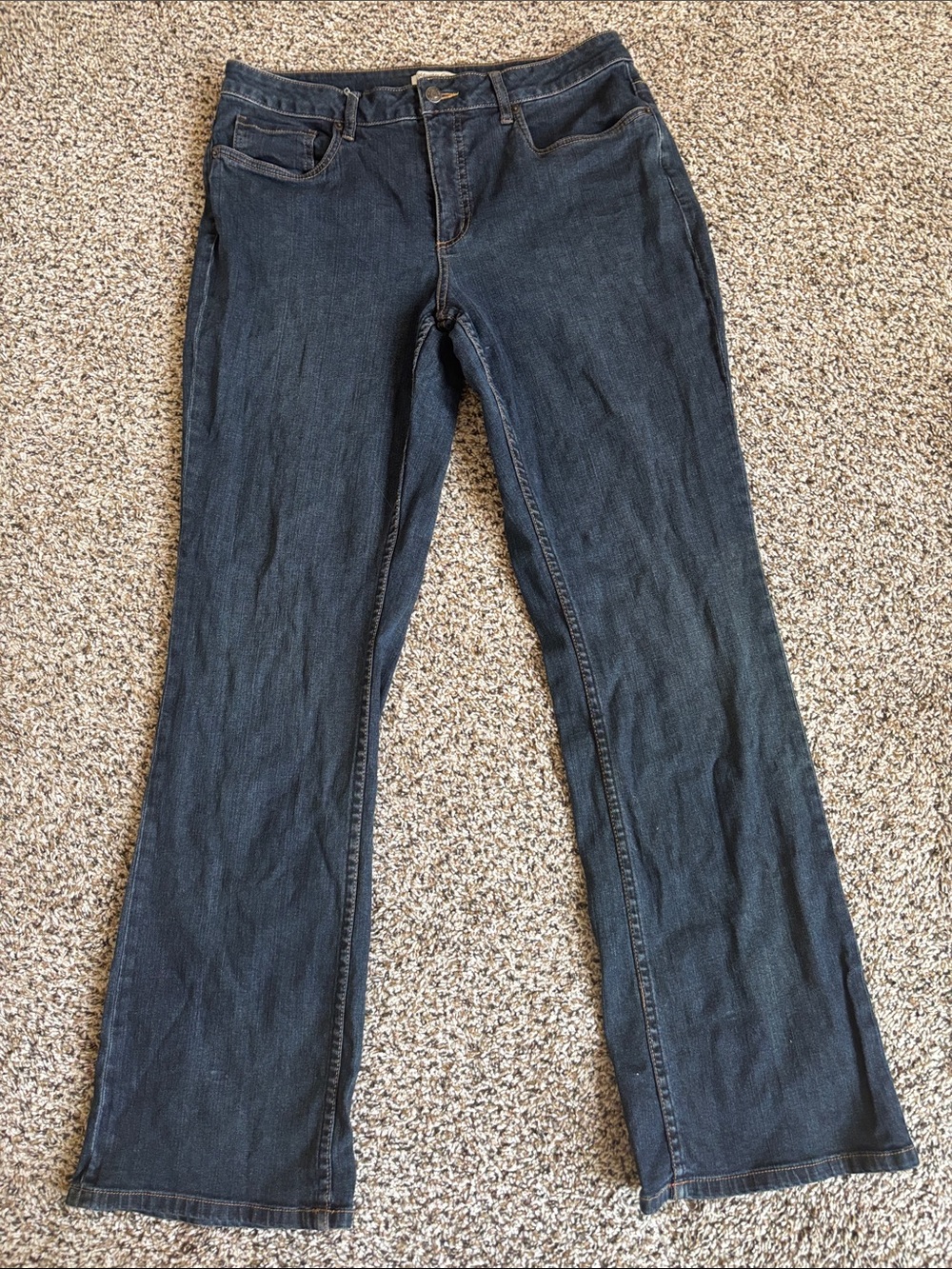 Coldwater Creek Dark Blue Flare Jeans
